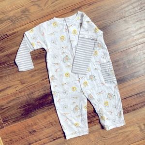 Kissy kissy Pima cotton jumper animal print